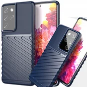 1 to 3 Hurtel Ovitek Thunder Case Za Samsung Galaxy S23 Ultra Armor Silikon