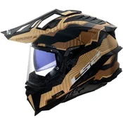 Karbonska enduro čelada LS2 Explorer Trick (MX701), peščena