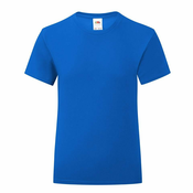 Blue Girls T-shirt Iconic Fruit of the Loom