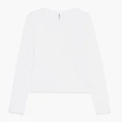 Cropp - Majica z dolgimi rokavi - bela
