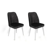 Hanah Home Set stolica Alfa-497 V2, 62x75x51.5 cm, 2 komada, Antracit