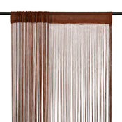vidaXL Zavese iz nitk 2 kosa 140x250 cm rjave barve