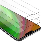 Cadorabo CADORABO LG G7 ThinQ/FIT/ONE - Zaščitna folija - 3-pack Kaljeno zaščitno steklo za zaslone s trdoto 9H in združljivostjo s 3D dotikom, (20562917)
