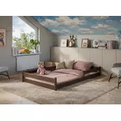 Otroška postelja Zofia - 120x200 cm - temno čokoladna