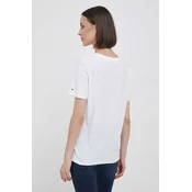 Tommy Hilfiger Majica Logo WW0WW40276 Bela Regular Fit