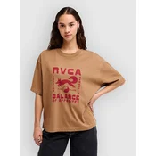 RVCA Agile ženska majica cocoa
