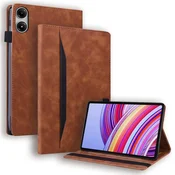 GS Ovitek za Xiaomi Redmi Pad Pro/Xiaomi Poco Pad, Classic, z držalom za pisalo, rjav
