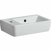 501.518.00.1 Geberit Selnova 40 x 25 cm leva izvedba keramični umivalnik z odprtino za armaturo