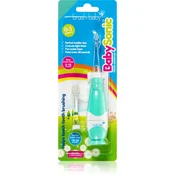 Brush Baby BabySonic električna zobna ščetka za otroke 0 – 36 mesecev Teal 1 kos