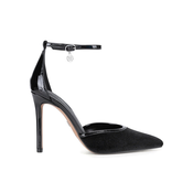 Čevlji s peto NINE WEST WFA2996-1 Črna