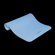 REBEL ACTIVE Strunjaca (prostirka) za jogu, pilates i fitnes, 183x61 cm, debljina 4 mm, materijal TPE, plava boja RBA-3157-2BL