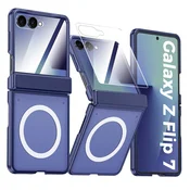 INF Ovitek Samsung Galaxy Z Flip7 z magnetnim obročkom, PC zaščita Blue, (5000275340)