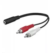 MicroConnect avdio kabel 3,5 mm 0,2 m