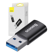 Baseus Ingenuity USB-A na USB-C adapter OTG (crni)