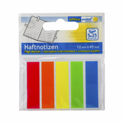 OZNAČEVALEC STRANI OFFICE PVC 5 BARV 12X45 1/25
