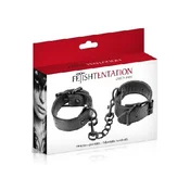 Adjustable leather handcuffs