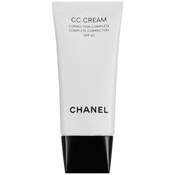 Chanel CC Cream ujednacavajuca krema SPF 50 nijansa 30 Beige 30 ml