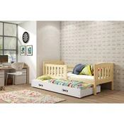 Drveni Deciji Krevet Kubus Sa Dodatnim Krevetom - 190*80 - Svetlo Drvo