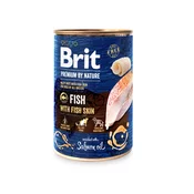 Brit Premium by Nature Ribe z ribjo kožo - 400 g