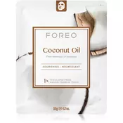 FOREO Farm to Face Sheet Mask Coconut Oil hranjiva sheet maska 3x20 ml