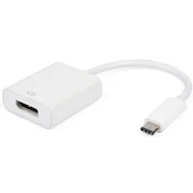 Adapter USB 3.1 tip C (M) - Display Port (F) beli