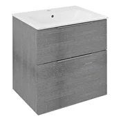 CIRASA Vanity Unit 59,2x64x46cm, srebrni hrast - Siva - 59,2x64x46 cm - Sapho - CIRASA - 24 - MDF/laminat - 592 - 640 - 460 - 14