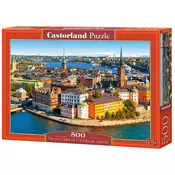 Castorland - Puzzle The old town of Stockholm, Sweden - 500 kosov
