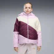 PUMA Padded Quilted Relaxed Jacket Youth, Clothing, Mauve Glow, 6-7Y