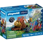 Playmobil Knights komplet igrač Oboroženi vitezi z levjim grbom 34 kosov 72115 (4008789721150)