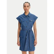 Liu Jo Jeans obleka WA5509 D4695 Modra Regular Fit