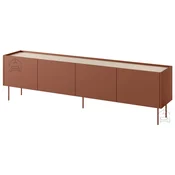 TV komoda Desin 220 4D - keramična rdeča
