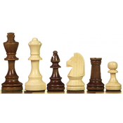 Lesene šahovske figure Staunton 4 višina Kralja 78mm
