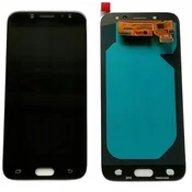shumee Zaslon OLED na dotik, digitalizator za Samsung Galaxy J7 2017 J730, črne barve