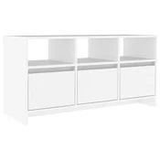 Vidaxl TV omarica bela 102x37,5x52,5 cm iverna plošča