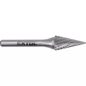 karbidni frez (rotacijski rezač), konusni, šiljasti vrh, promjer 12×25 mm/vrata 6 mm, poprečna nazubljenost