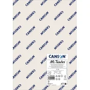 Papir za pastel Canson Mi-Teintes A3 160 g - 10 listov - Oblačno bela 180