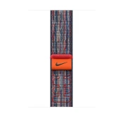 Apple Watch pašček 46 mm: Blue/Red Nike Sport Loop