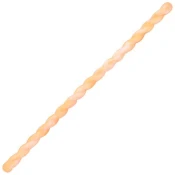 Silikonový provázek Ylvi, Oranžový, 30 cm