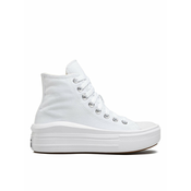 CONVERSE Visoke superge CHUCK TAYLOR ALL STAR MOVE - HI, bela