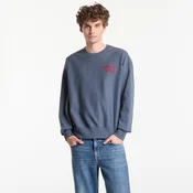 Mikina Calvin Klein Jeans Ls Premium Terry Graphic Crewneck Dark Slate S