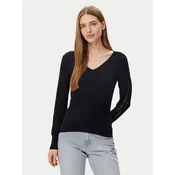 Morgan Pulover 251-MIELO Črna Slim Fit