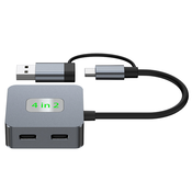 INF 4-vratno zvezdišče USB 3.2 Gen 2 - razširitvena postaja 10 Gb/s, (21751758)