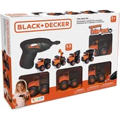 SET OD 4 VOZILA ZA RASTAVLJANJE+BATERIJSKI ODVIJAČ Black&Decker STT014-S4-BD