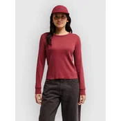 Quiksilver Macetown ženska majica z dolgimi rokavi oxblood red