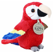 Plišana igračka Rappa Eko prijatelji - Baby Red Ara, 15 cm