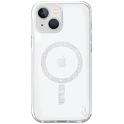 UNIQ case Coehl Glace iPhone 15 6.1 Magnetic Charging sparkling silver (UNIQ-IP6.1(2023)-GLCMSPSIL)
