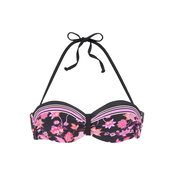 LASCANA Bikini zgornji del  nočno modra / roza