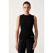 Armani Exchange top ženski z viskozo