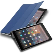 Cadorabo Cadorabo tablični ohišje, združljiv s Kindle v Jersey Tarmno Blue - Ultra Tanka zaščitna prevleka z samodejno budnostjo in stojalo funkcijo, (20615438)
