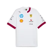 Mens Puma Scuderia Ferrari 2025 Drivers T-Shirt, White, Size S, Clothing